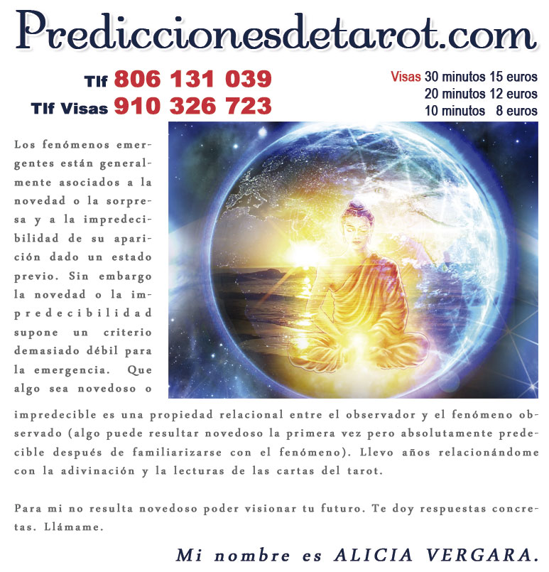 Alicia Vergara, Predicciones del Tarot